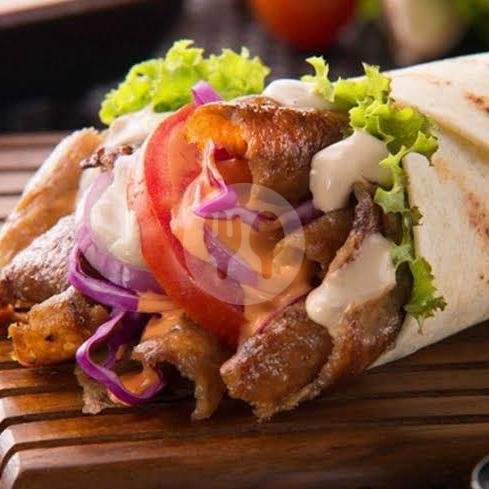 Beef Sausage (Sosis)Kebab menu Churros & Coffee Lastini, Canggu