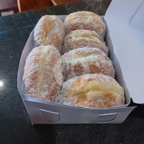 Donut Reguler Dusting Sugar 6 Pcs menu Bonaties Donut and Pizza, Tangkuban Perahu
