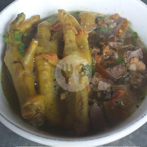Soto Jeroan+Ceker menu Soto Ayam Mas Har, Kediri Tabanan