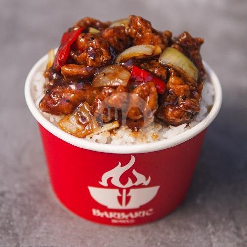 Blackpepper Chicken menu Barbaric Bowls, Jimbaran