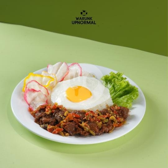 Nasi Kulit Spesial Sambel Upnormal menu Upnormal Coffee Roasters, Lombok