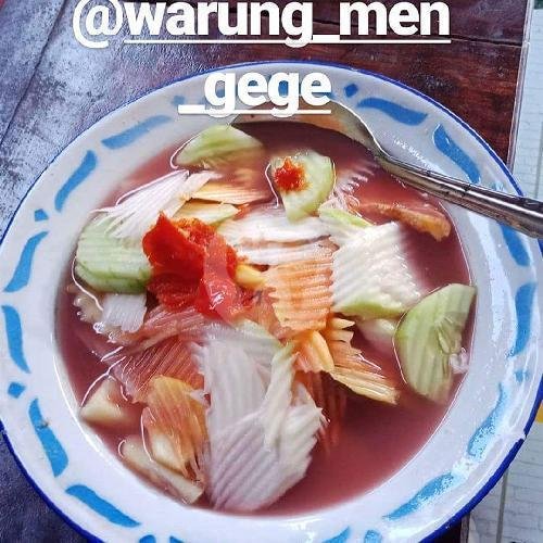 Rujak Kuah Pindang Gula Pasir menu Warung Men GeGe, Sanur