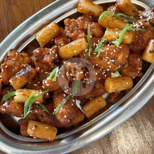 Chicken Pok Korean Sauce With Tteokkochi (Large) menu Nami Chikin, Perum Dalung Permai