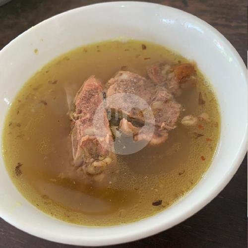 Soup Balung Babi menu Warung Babi Guling Amertha Sari, Sanur Kauh