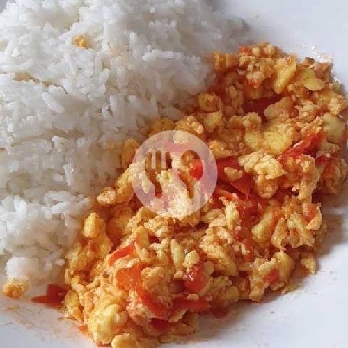 Nasi Telur Orakarik Ndower menu Ayam Geprek & Nasi Telur Si Ndoweeer, Pulau Galang