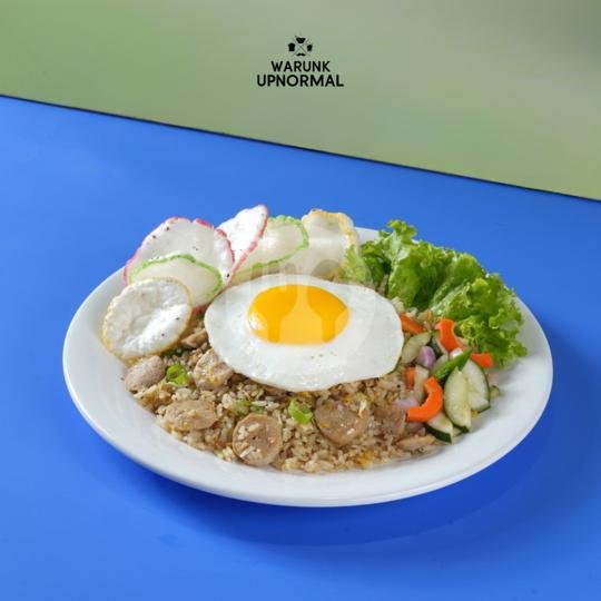 Nasi Goreng Bawang Merah + Telor menu Upnormal Coffee Roasters, Lombok