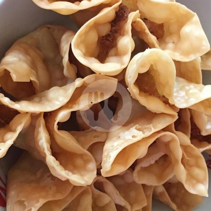 Pangsit Goreng menu Bakso Pendowo Malang, Sesetan