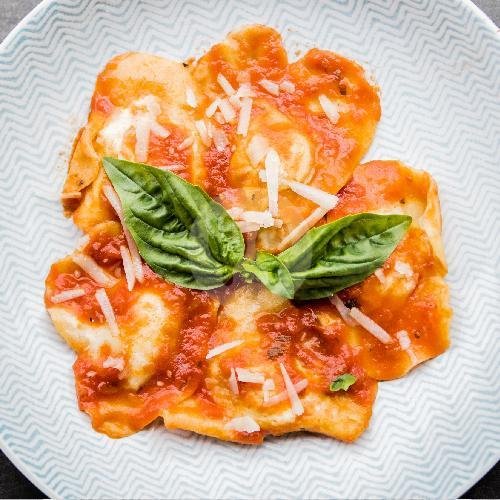 Vegan Ravioli menu La Baracca - Pasta, Pizza, Meat, Fish, Salad, Uluwatu
