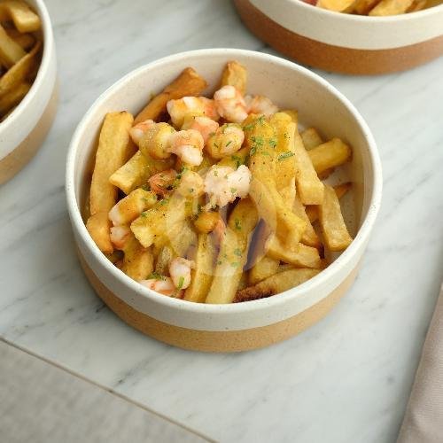 LOADED BELGIAN FRIES SHRIMP menu Legends Bistro Bar & Sports, Berawa