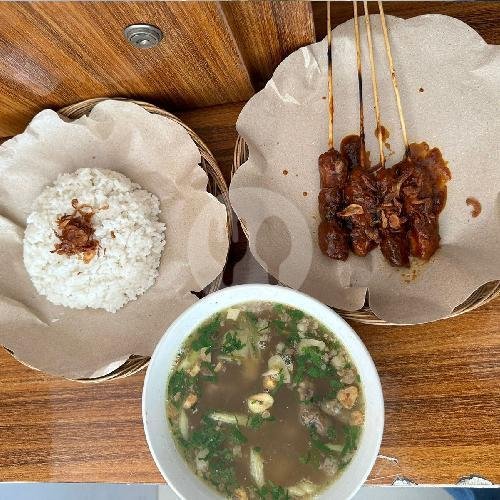 Nasi+Soto+Sate menu Babi Guling Bu Agus, Tabanan