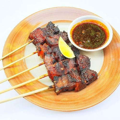 Sate Samcan / Pork Belly Satay menu Queen Shen 'Ribs and Grill', Arjuna