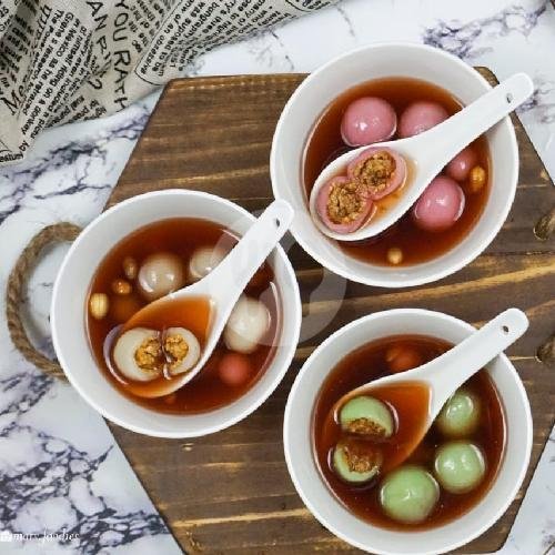 Ronde Almond(Pink/Kuah Pedas) menu Ronde88 Hastinapura, Tukad Yeh Aya