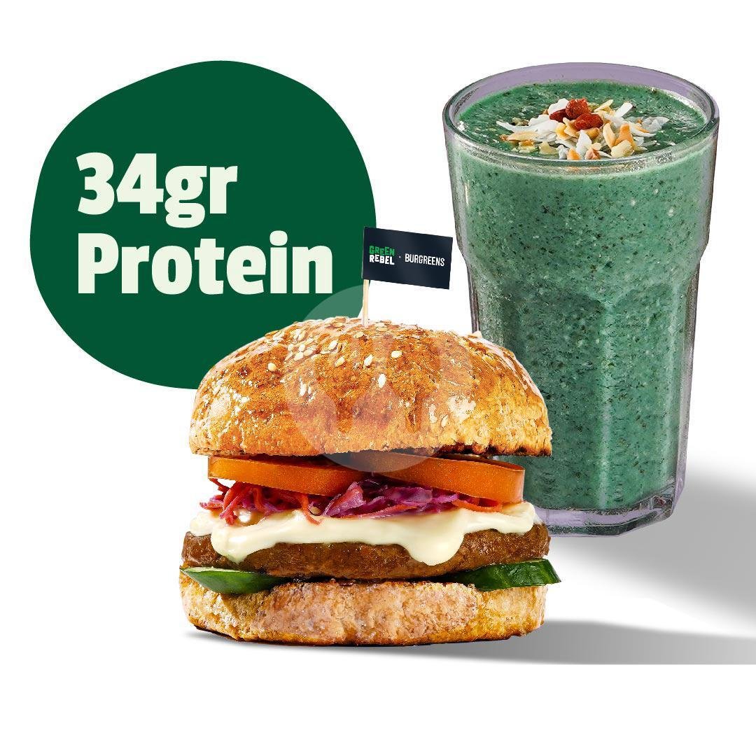 High Protein Combo 2 menu BURGREENS - Healthy, Vegan, and Vegetarian, Canggu