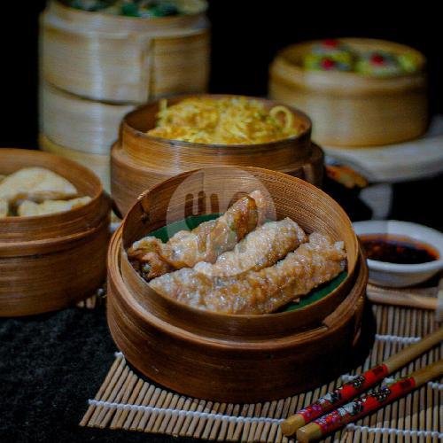 Deep Fried Chicken Beancurd Roll 4 Pcs menu Dimsum Chika, Umalas