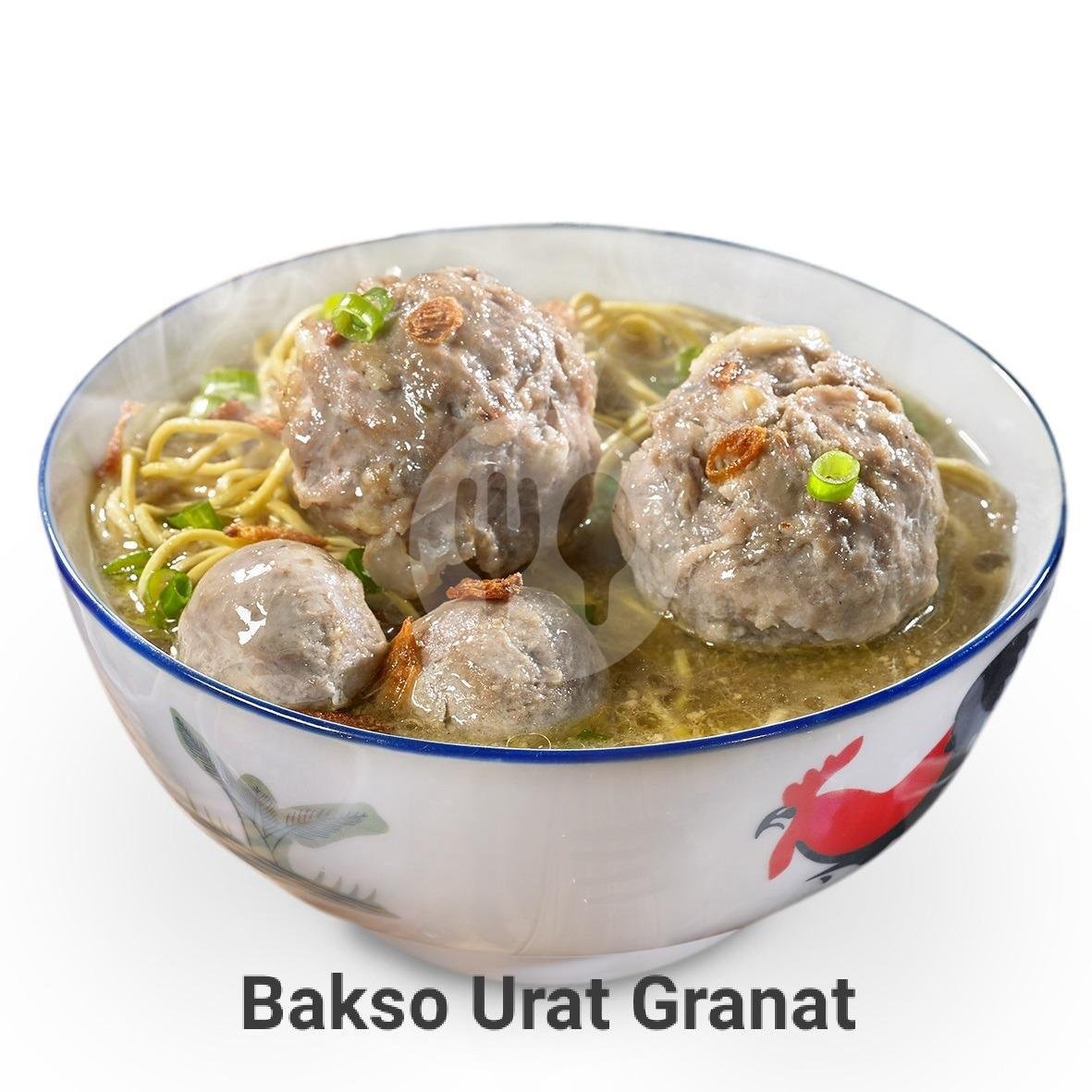 Bakso Urat Granat menu Bakso Solo Samrat, Dewi Sri