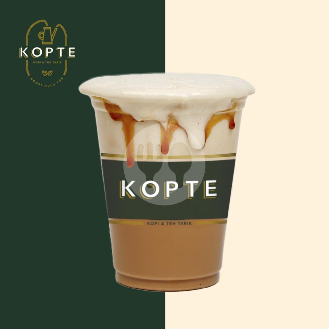 Teh Caramel Cream menu Kopte, Panjer