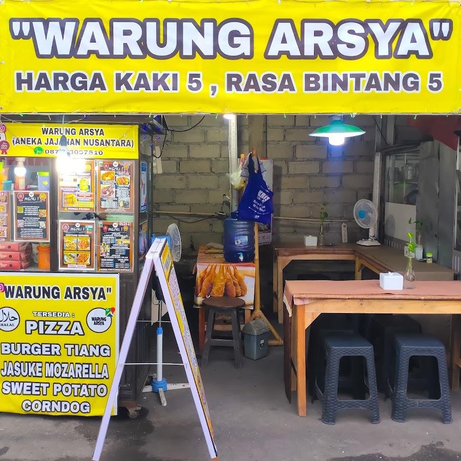 Warung Arsya Halal Pizza, Burger, Corndog, Pulau Bungin