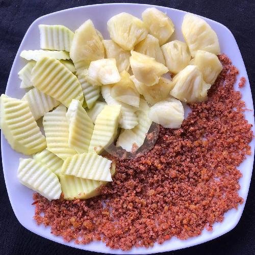 Rujak Colek Bangkok Khas Thailand menu Warung Men Runtu, Sanur