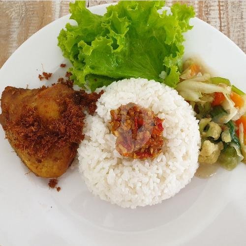 nasi campur ayam menu warung Juara Rasa, Puri Gading