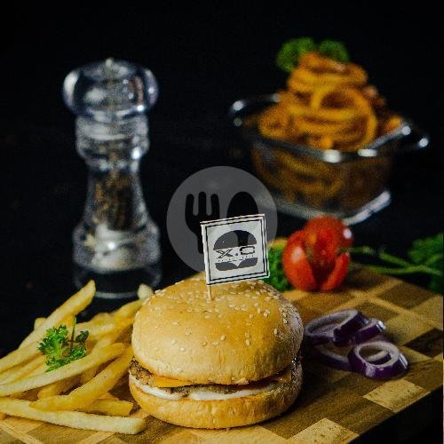 Kids Burger Chicken menu XO Burger Bali, Puri Gading