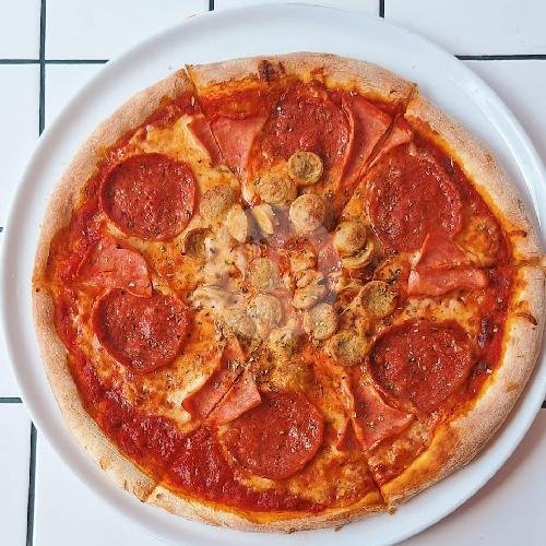 Triple Meat Pizza menu Roman Pizza & Pasta, Canggu