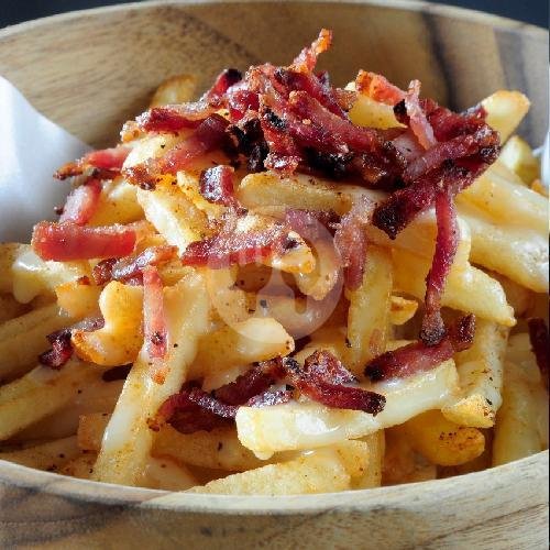 Cheesy Bacon Fries menu 2080 Burgers, Canggu