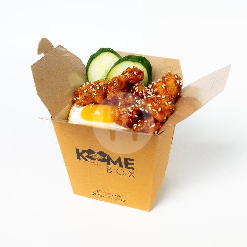 Spicy Korean Chicken menu Kome Box, Denpasar