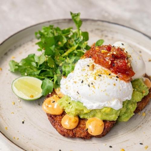 Corn Fritter menu Nourish, Ungasan
