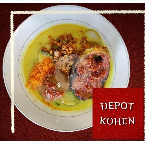 Lontong Sayur Ikan Telur menu Depot Kohen, Kebo Iwa Selatan