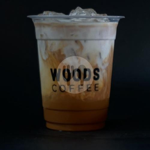 Ice Latte Caramel menu Woods Coffee, Mataram