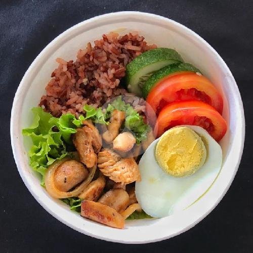 Sweet Chicken Mushroom Bowl menu Healthy Neighbours