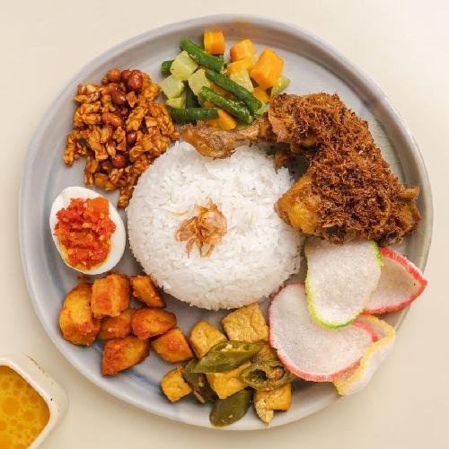 Nasi Campur DD Rendang Sapi menu Durian Darlings-Jimbaran, Durian, Desserts & Medan Food