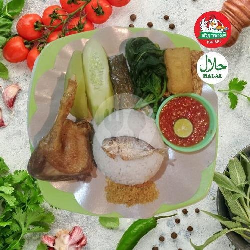 Nasi Tempong Bebek Peking Goreng 1/4 menu Ayam Tempong Ibu Sri, Raya Kuta