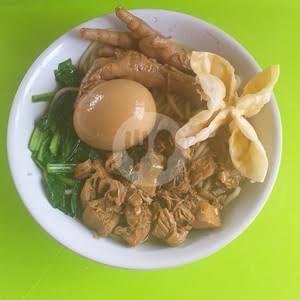 Mie Ayam Komplit ( Bakso + Ceker+ Telor ) menu Bakso, Mie & Soto Warung Cadas, Batur Raya