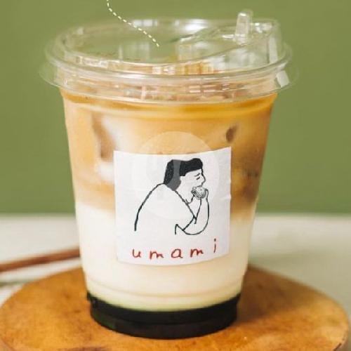 Iced Pandan Latte menu Umami Tnd, Caturwarga