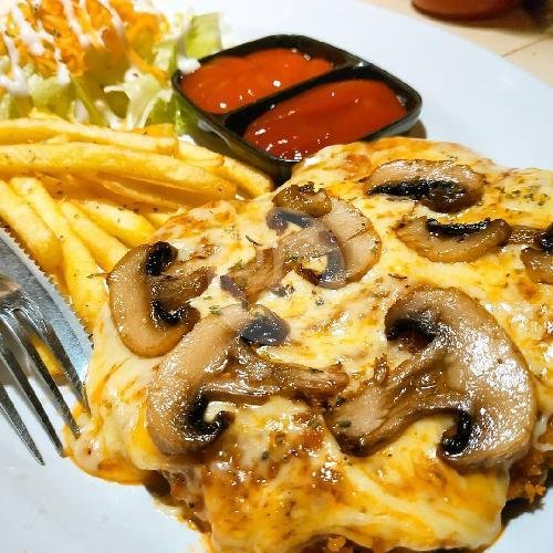 Chicken/Beef Mushroom menu Mighty Melt Burger House, Denpasar