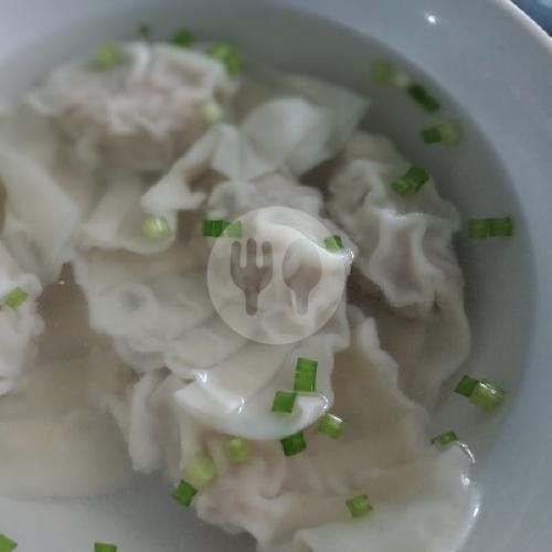 Pangsit Kuah menu Mie Bakso Lidi, Gunung Merapi