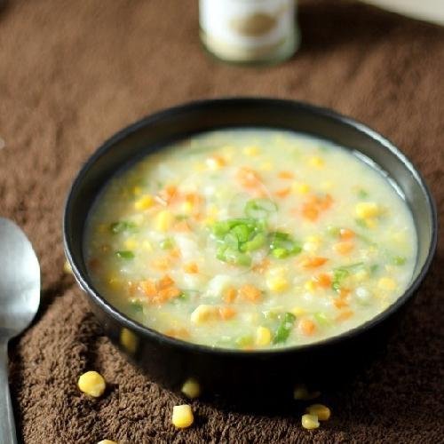 Sweet Corn Veg Soup menu Shiv Sagar Restaurant, Seminyak