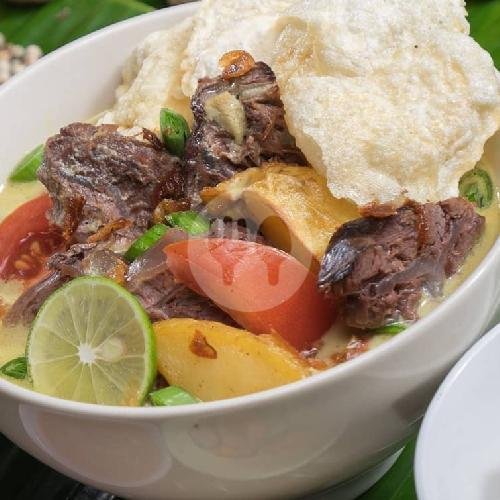 Soto Campur menu Rumah Makan Sunda Kelapa, Tuban