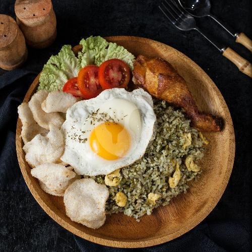 Nasi Goreng Ijo menu Nasi Kongkong, Denpasar