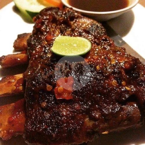 Iga Bakar menu Warung Klumpu Bali, Cargo Permai