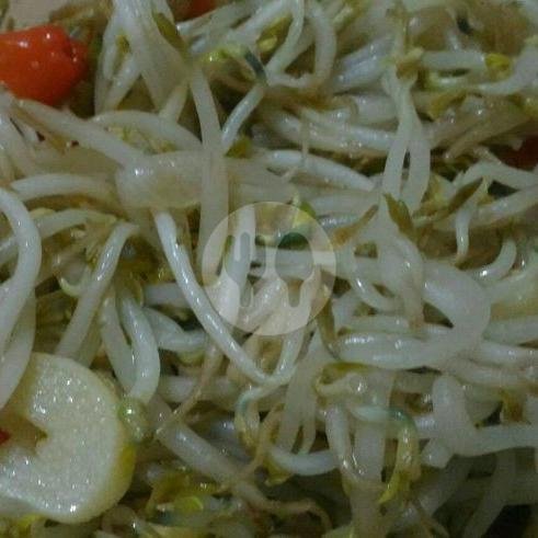 Cah Tauge menu Lalapan Setia Kawan, Denpasar