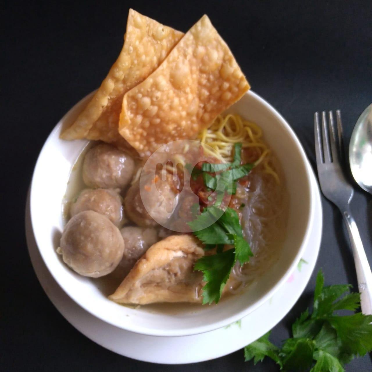 Bakso Biasa menu Mie Ayam Syafana, Ruko Rembiga