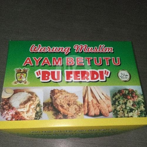 Nasi Campur Betutu (Kotak) menu Ayam Betutu Bu Ferdi Warung Muslim, Buana Kubu