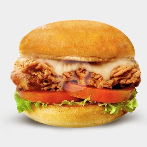 Chicken Burger menu Five Monkeys Burger, Bali