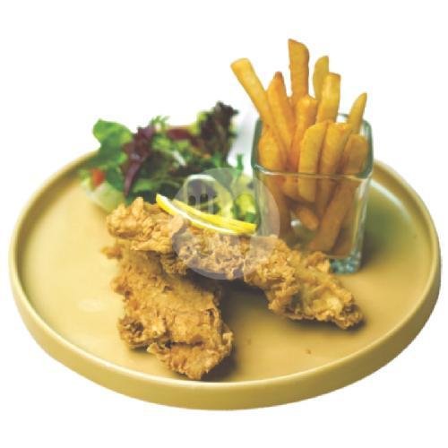 Fish and Chips menu Goddes Bakery Patisserie & Cafe, Danau Buyan