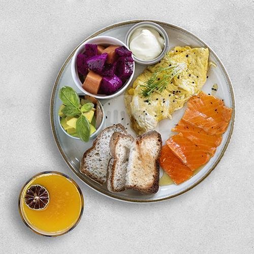 Top Combo Breakfast menu Amino, Gluten Free & Healthy Food Resto, Ungasan