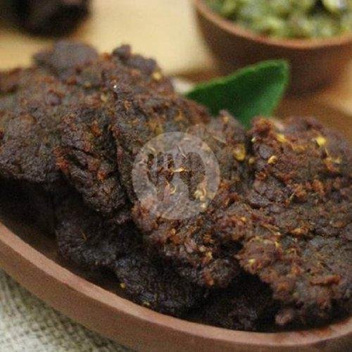 Nasi + Dendeng menu RM Siang Malam, Imam Bonjol