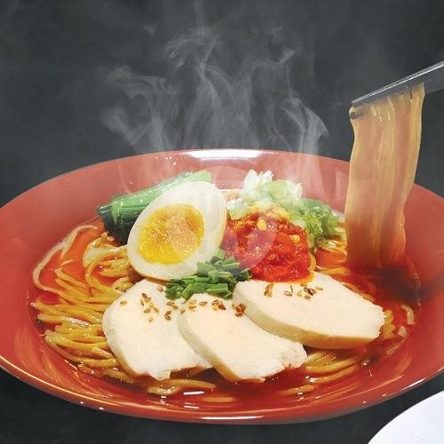 Chiken Aka (Spicy Chiken Ramen) Noodle Spicy menu Red Dragon Ramen, Jimbaran