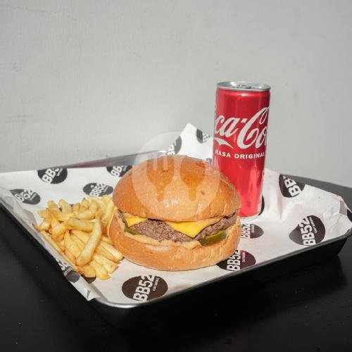 COMBO CHEESE BURGER menu BB52 Burgers (Burgers, Muffin, Vegan, Coffee), Canggu